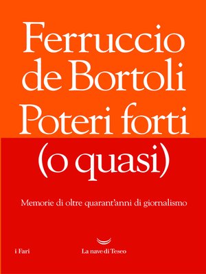 cover image of Poteri forti (o quasi)